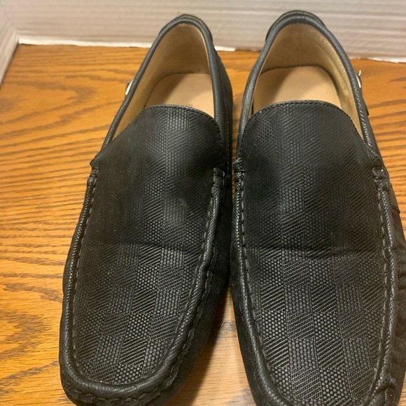 Bruno Marc Black Slip-On Loafers men’s size 7 Comfort Technology - Picture 3 of 9
